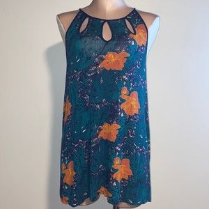 ModCloth Cutout Tropical Tank Top